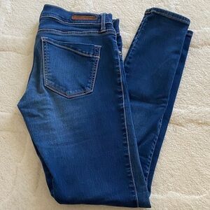 Express Dark Blue Skinny Jeans for Women